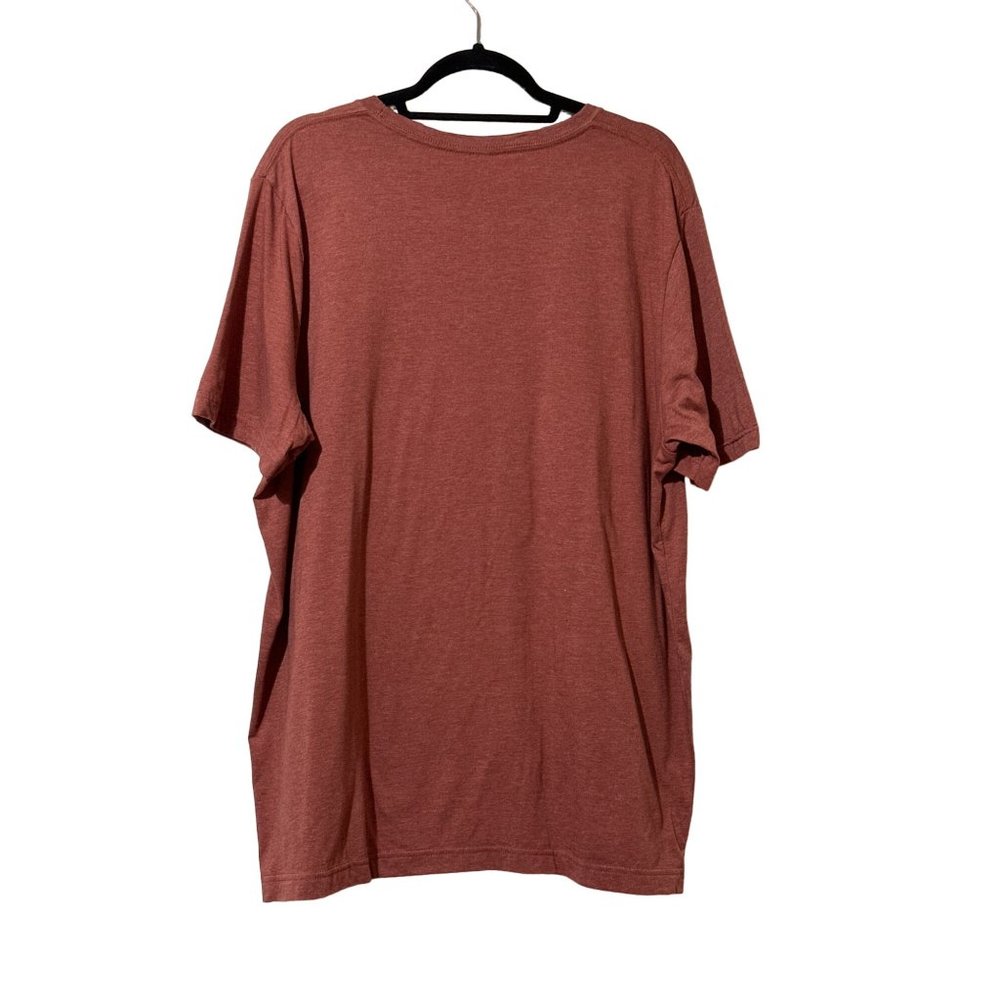 Bella Canvas size 2XL orange Pugkin Spice Latte short sleeve cotton blend tee - Picture 3 of 7